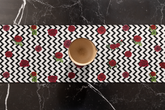Rosy Chevron - Tablemats &  Runner